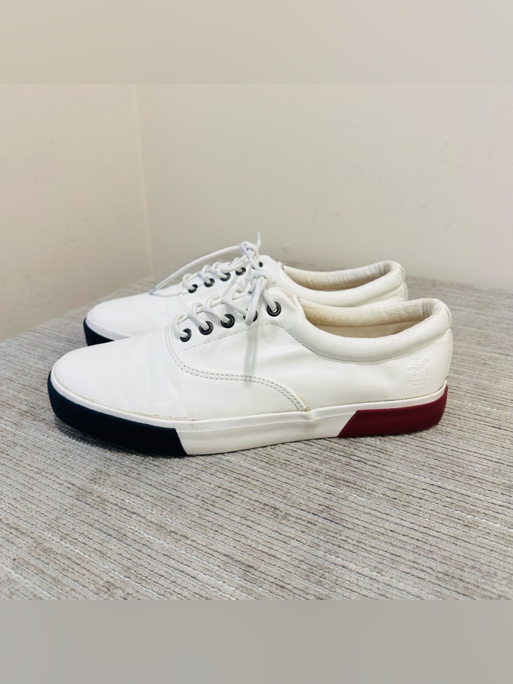 Beverly Hills Polo Club Men's JON White Sneakers Shoes Size 10.5 BP91637